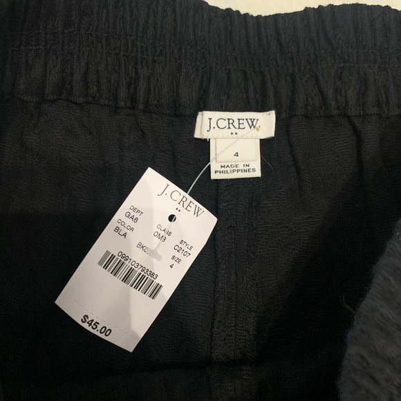 J Crew Floral Jacquard Black Shorts - Picture 11 of 12